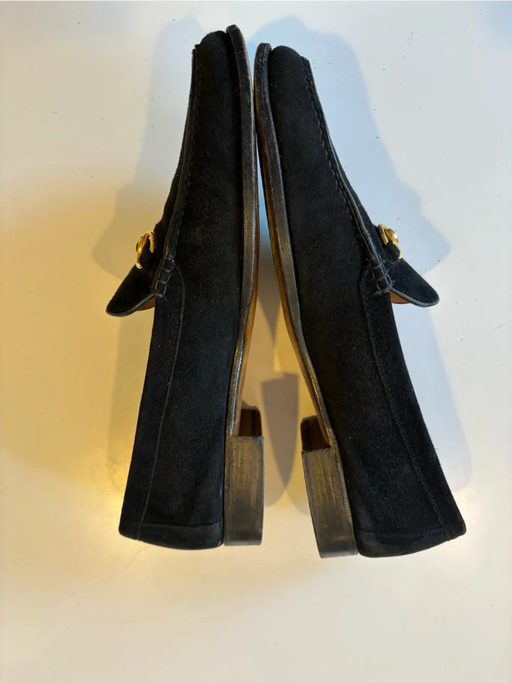 Moreschi ||‎ Italian Suede Horsebit Loafers Bit Black Gold 11.5 Gucci Men main image 4